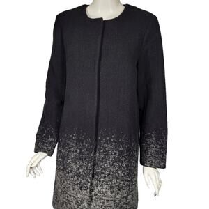 Eileen Fischer Women's Italian Wool Snap Button Coat - Medium